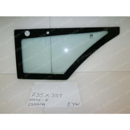 VOLVO - Kabinglass, front (nedre)