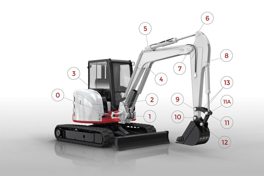 Bolter og foringer VOLVO EC55B (34476-35113)