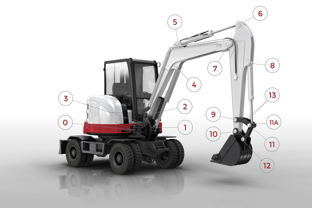Bolter og foringer TAKEUCHI TB175W (17520409-17520465)